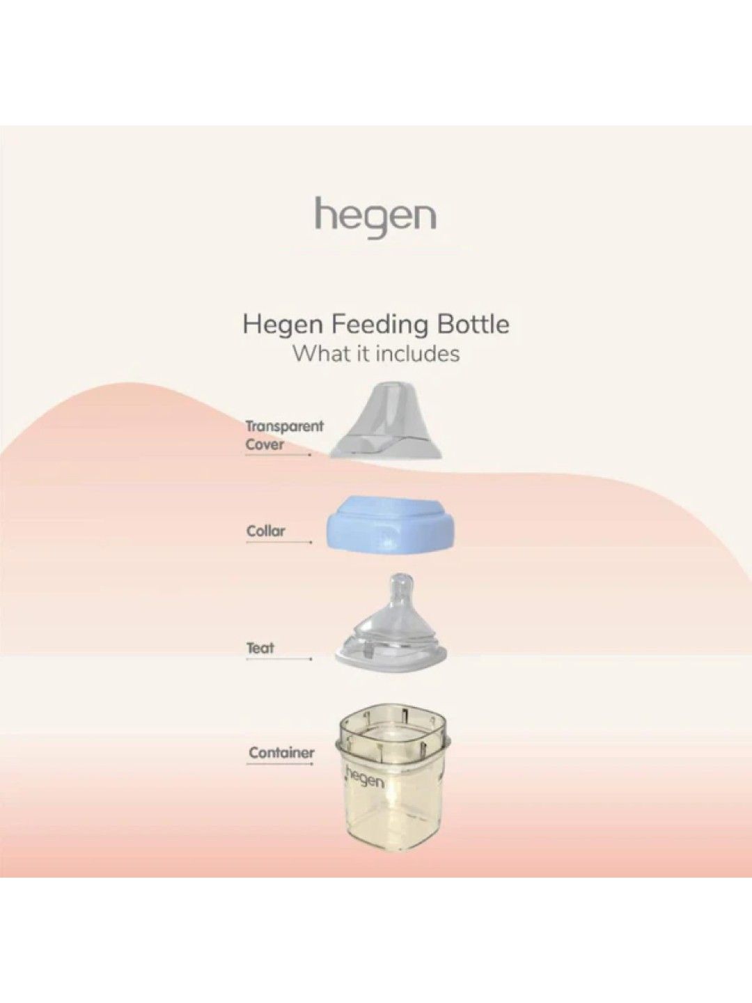 Hegen PCTO™ 8oz Feeding Bottle PPSU 2-Pack (Blue- Image 3)