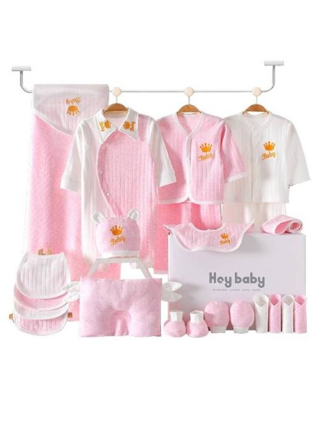 Cottonkind Pink Newborn Baby Clothing Gift Set (22pcs)