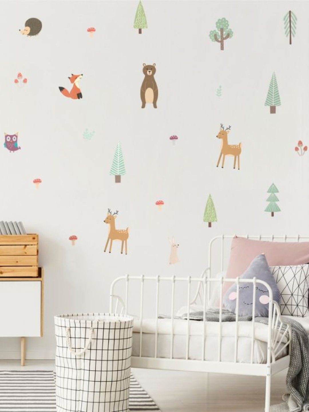 The Nurserie PH Bears, Deers and Fox Wall Decals Nursery Stickers (No Color- Image 2)