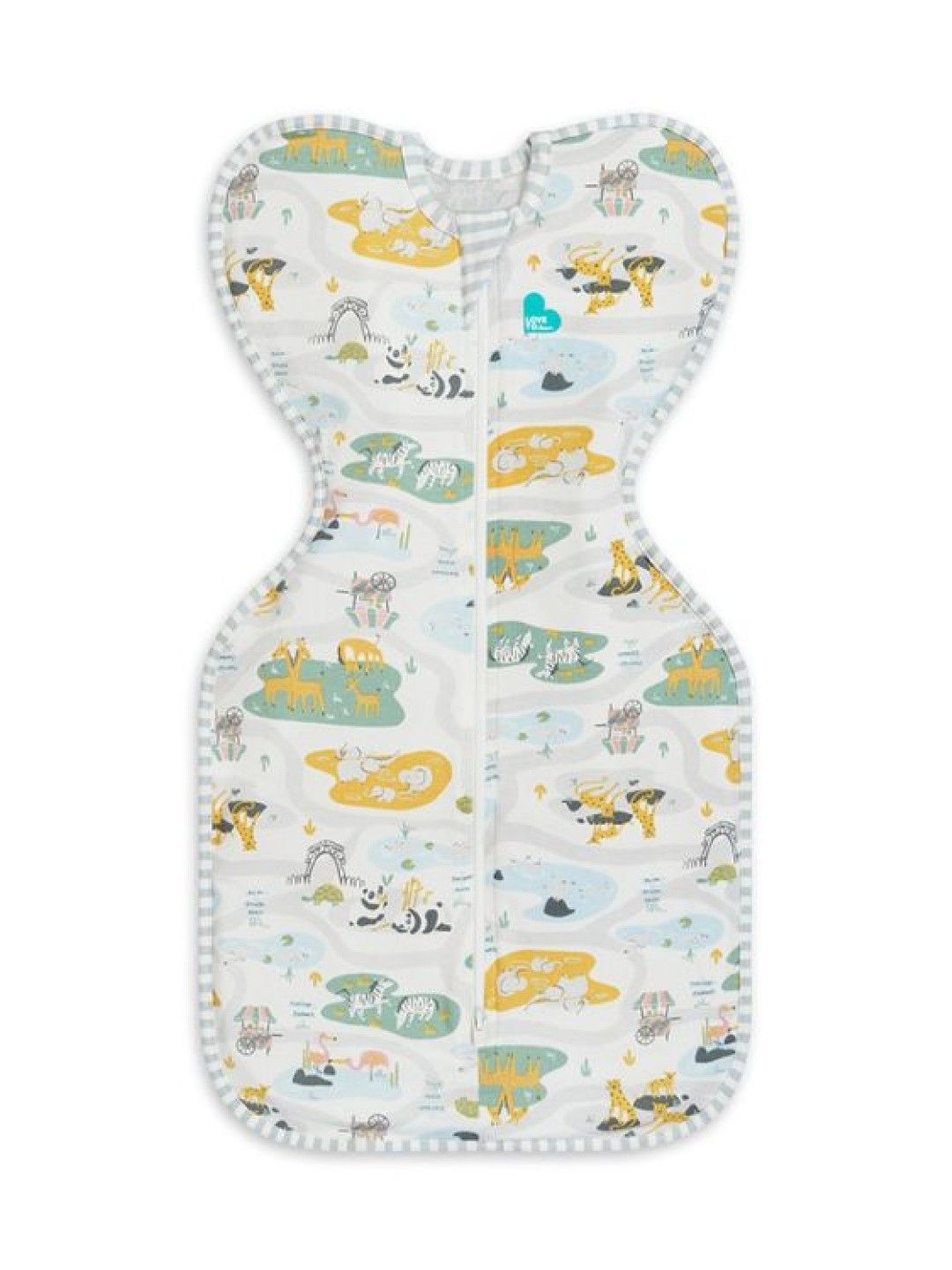 Love To Dream Swaddle up DesCo LITE Zoo time (White- Image 1)