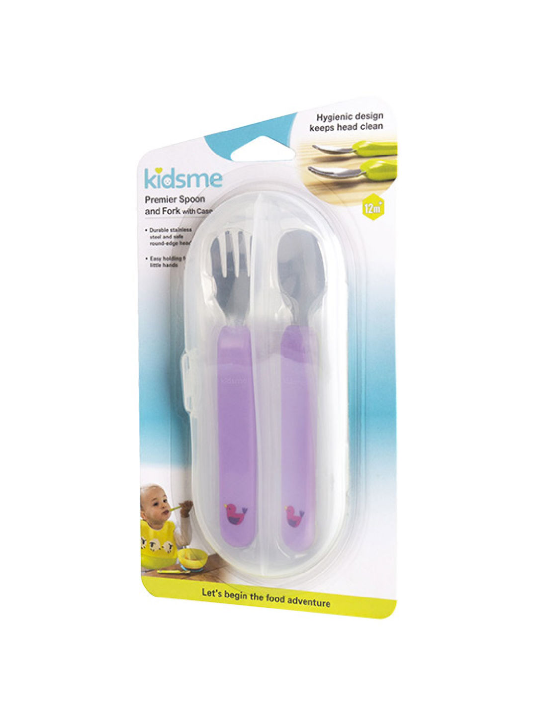 Kidsme Premier Spoon & Fork w/ Case