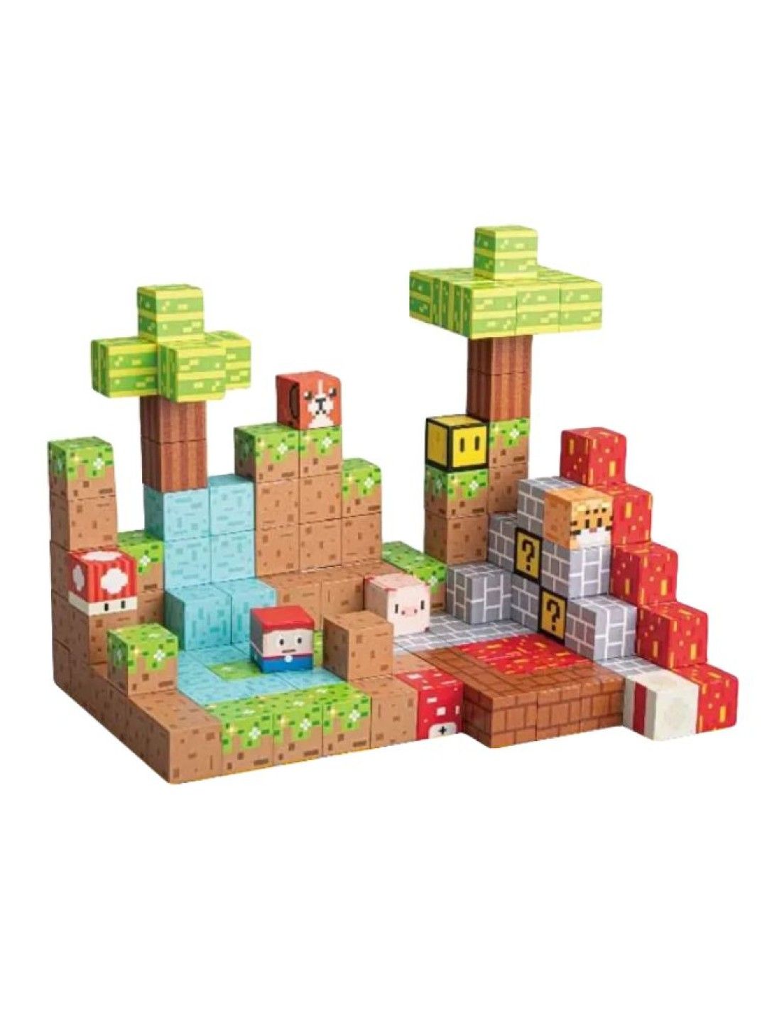 Magnetic Blocks Magnetic Building Blocks Educational Puzzle Toy 146pcs. (No Color- Image 3)