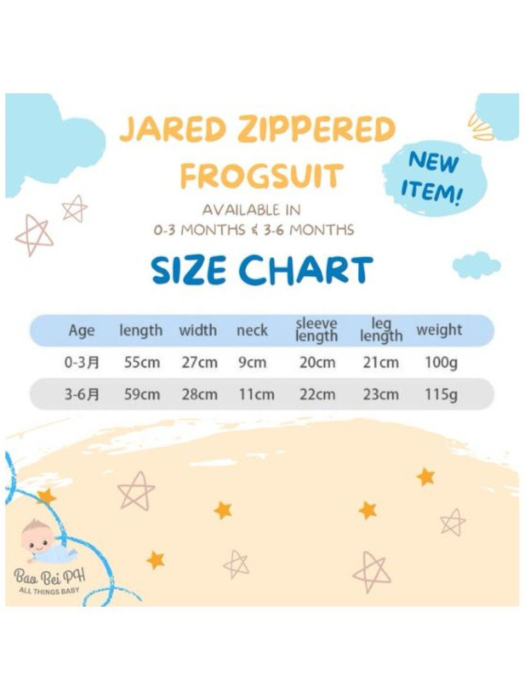 Bao Bei PH Jared Zippered Frogsuit (Lion- Image 3)