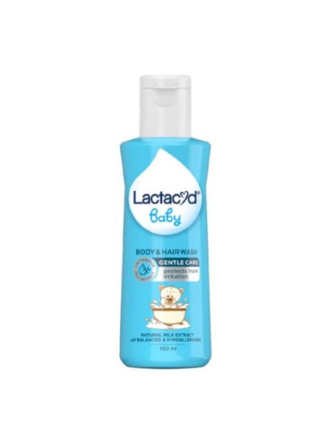 Lactacyd Baby Gentle Care 2-in-1 Body & Hair Wash (150ml) (No Color- Image 1)