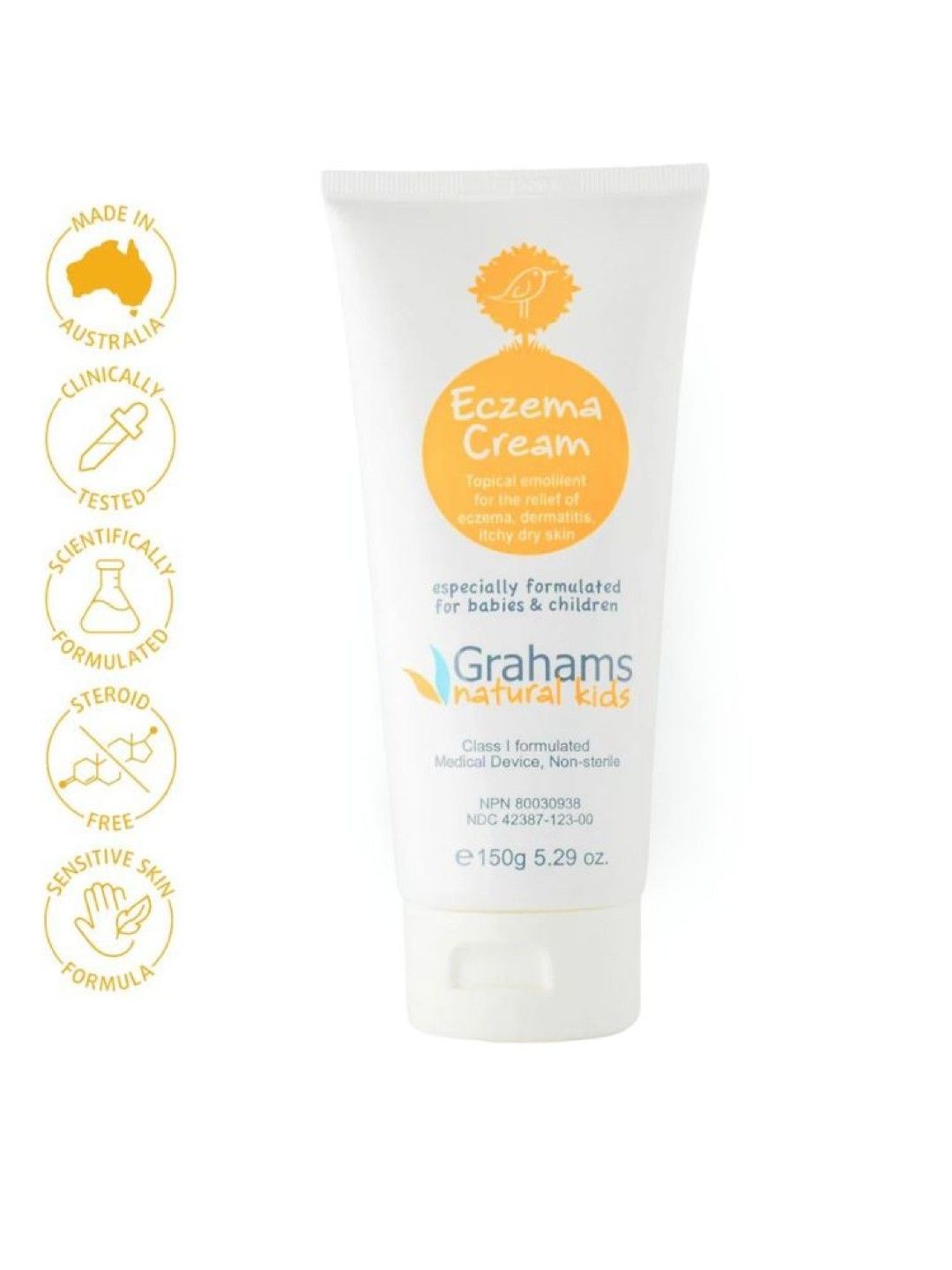 Grahams Natural Baby Eczema Cream (150g) (No Color- Image 2)