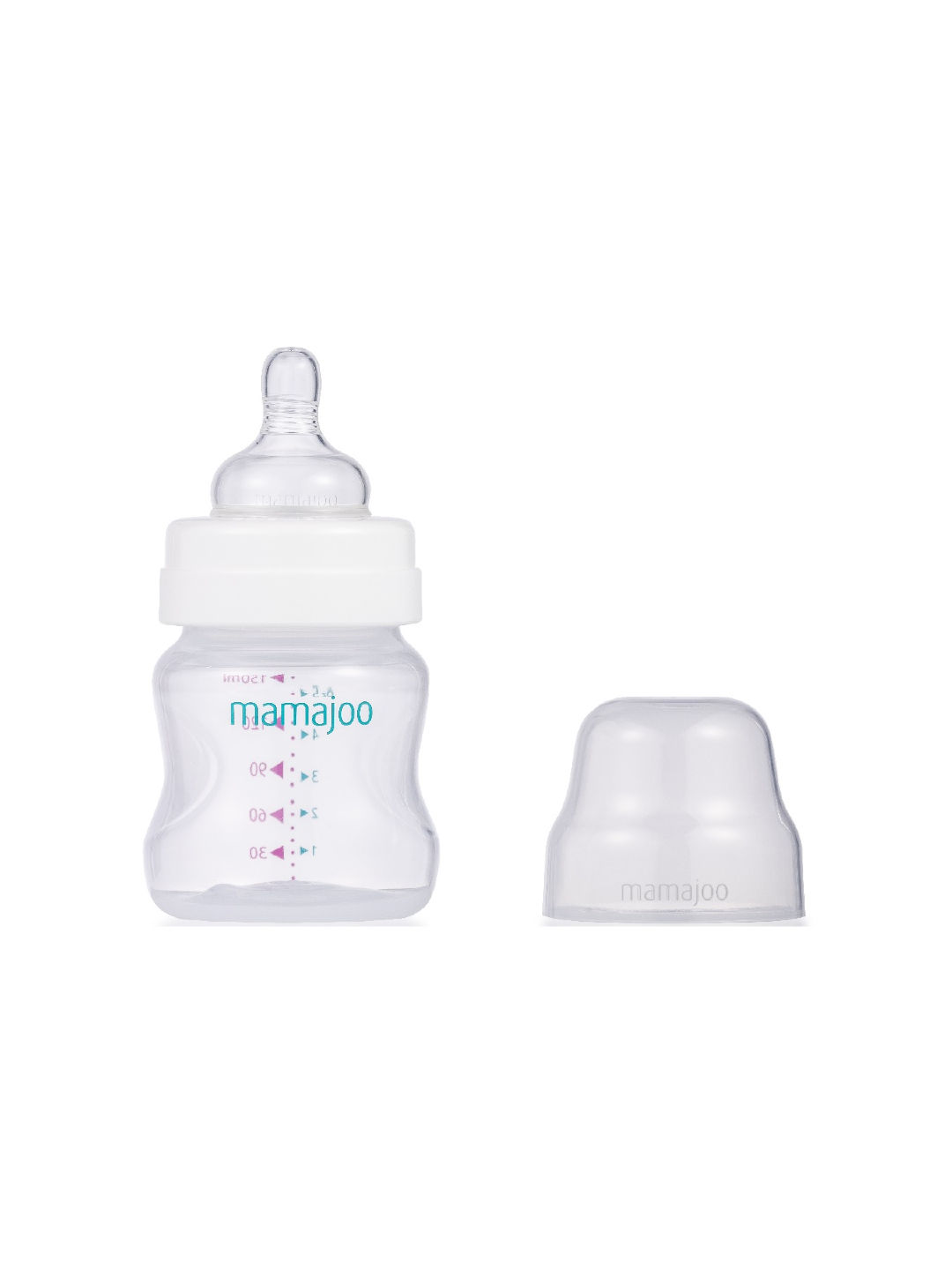 Mamajoo PP Feeding Bottle Set of 2 (150ml) (No Color- Image 2)