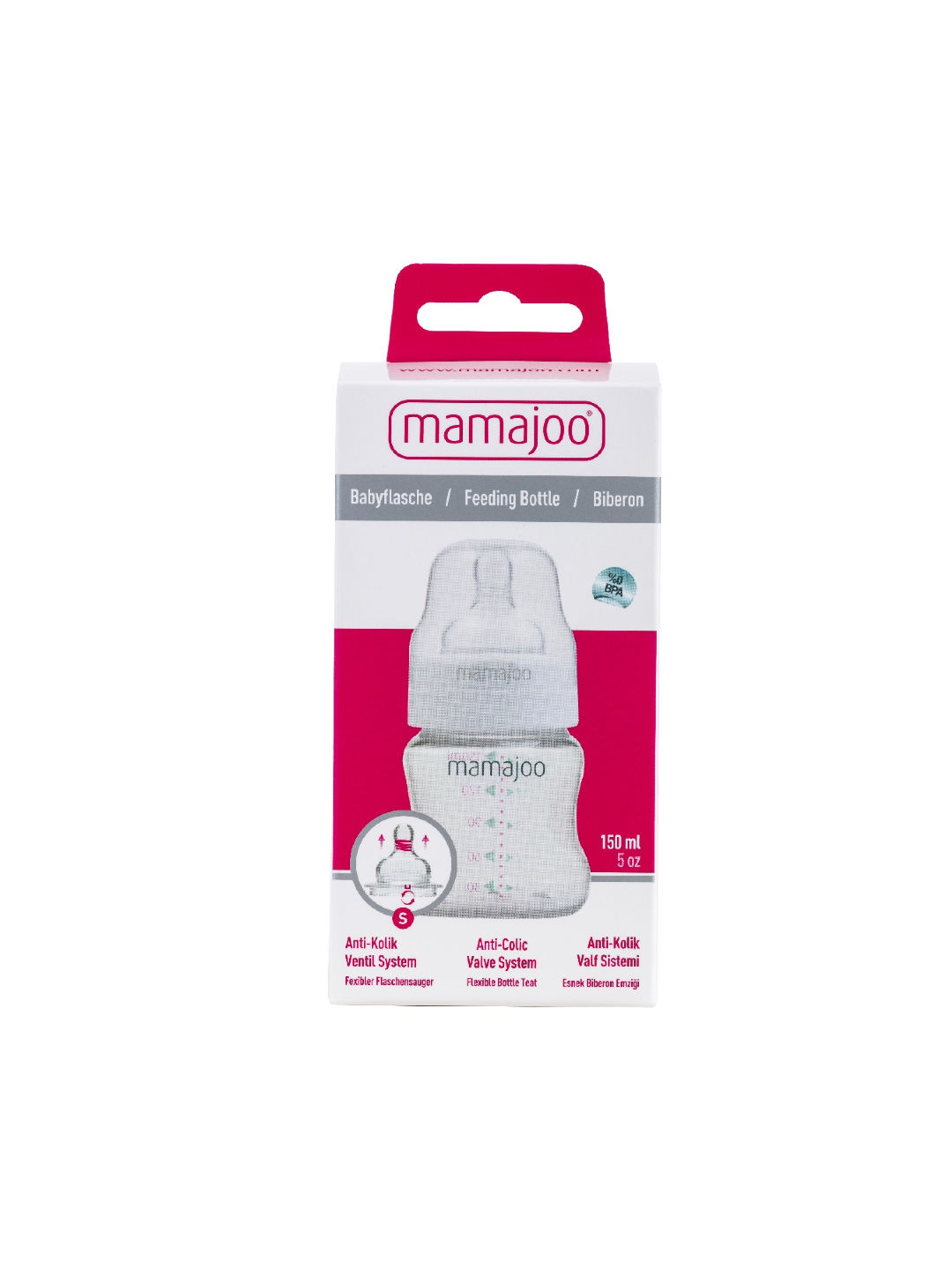 Mamajoo PP Feeding Bottle Set of 2 (150ml) (No Color- Image 3)