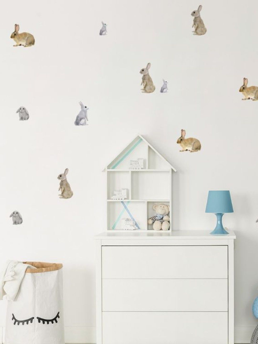 The Nurserie PH Bunnies Wall Decals Nursery Stickers (No Color- Image 2)