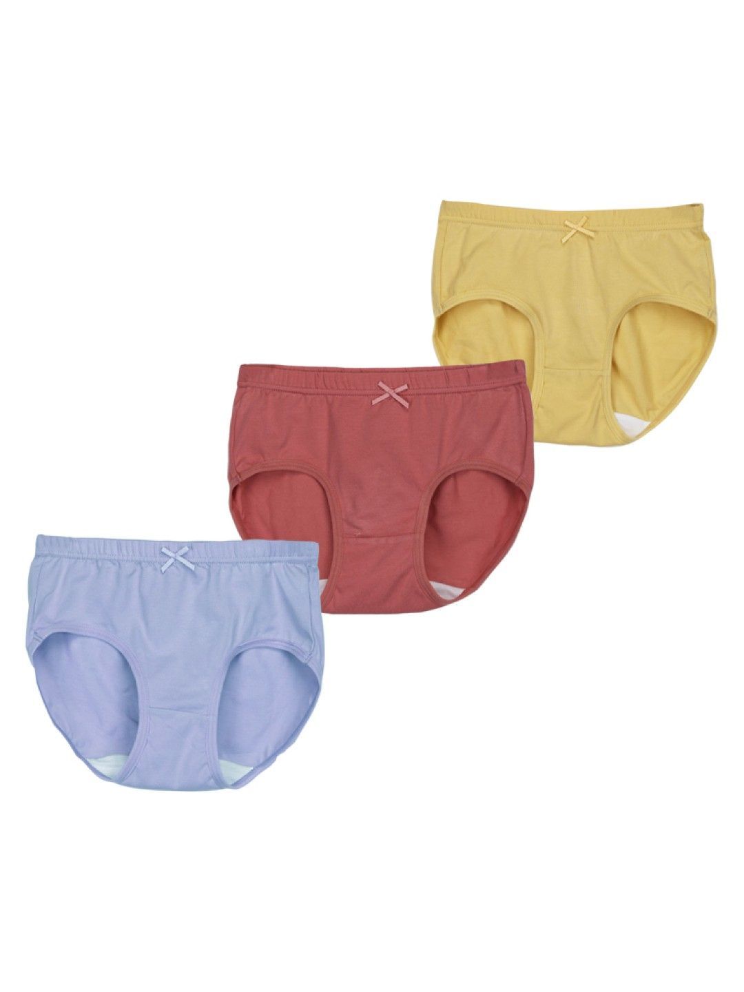 Meet My Feet Three-Pack Undies (Yellow/Mauve/Lilac- Image 1)