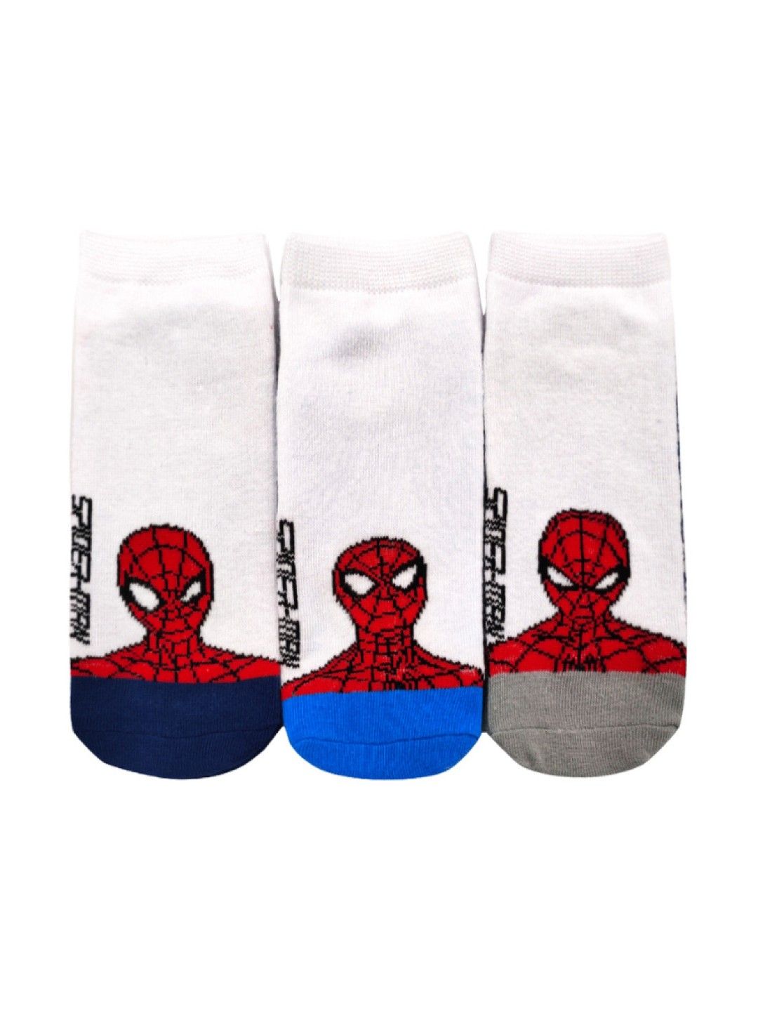 LIL LEGENDS Sneaker Socks (3-Pair Pack) - Spider-Man White Socks