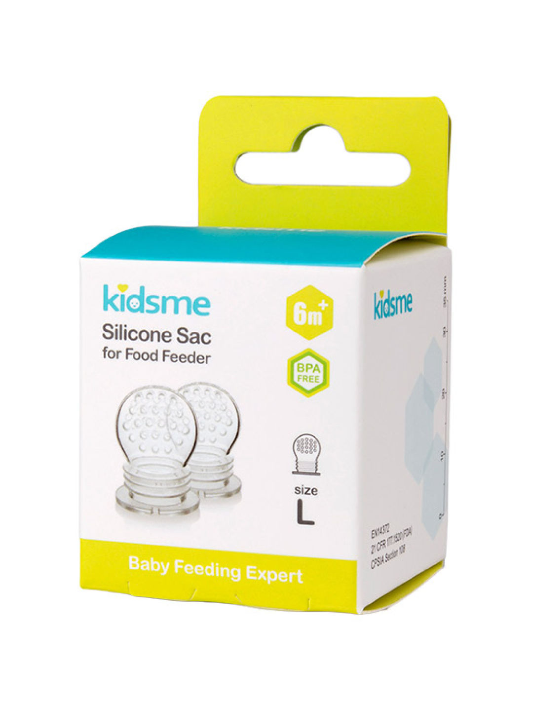 Kidsme Silicone Sac Replace Food Feeder Large (2 pcs) (No Color- Image 2)