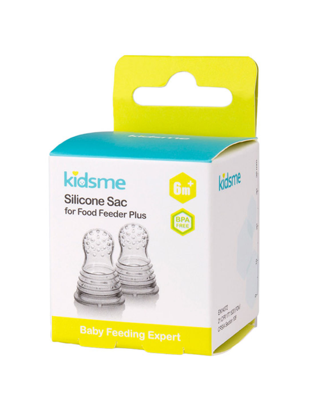 Kidsme Silicone Sac Replace Food Feeder Plus (2 pcs) (No Color- Image 2)