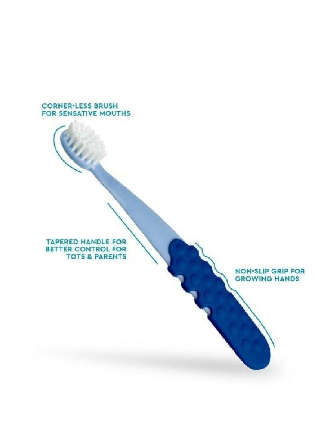 Radius Totz Plus Brush (3 years+) (Blue/Royal Blue- Image 3)