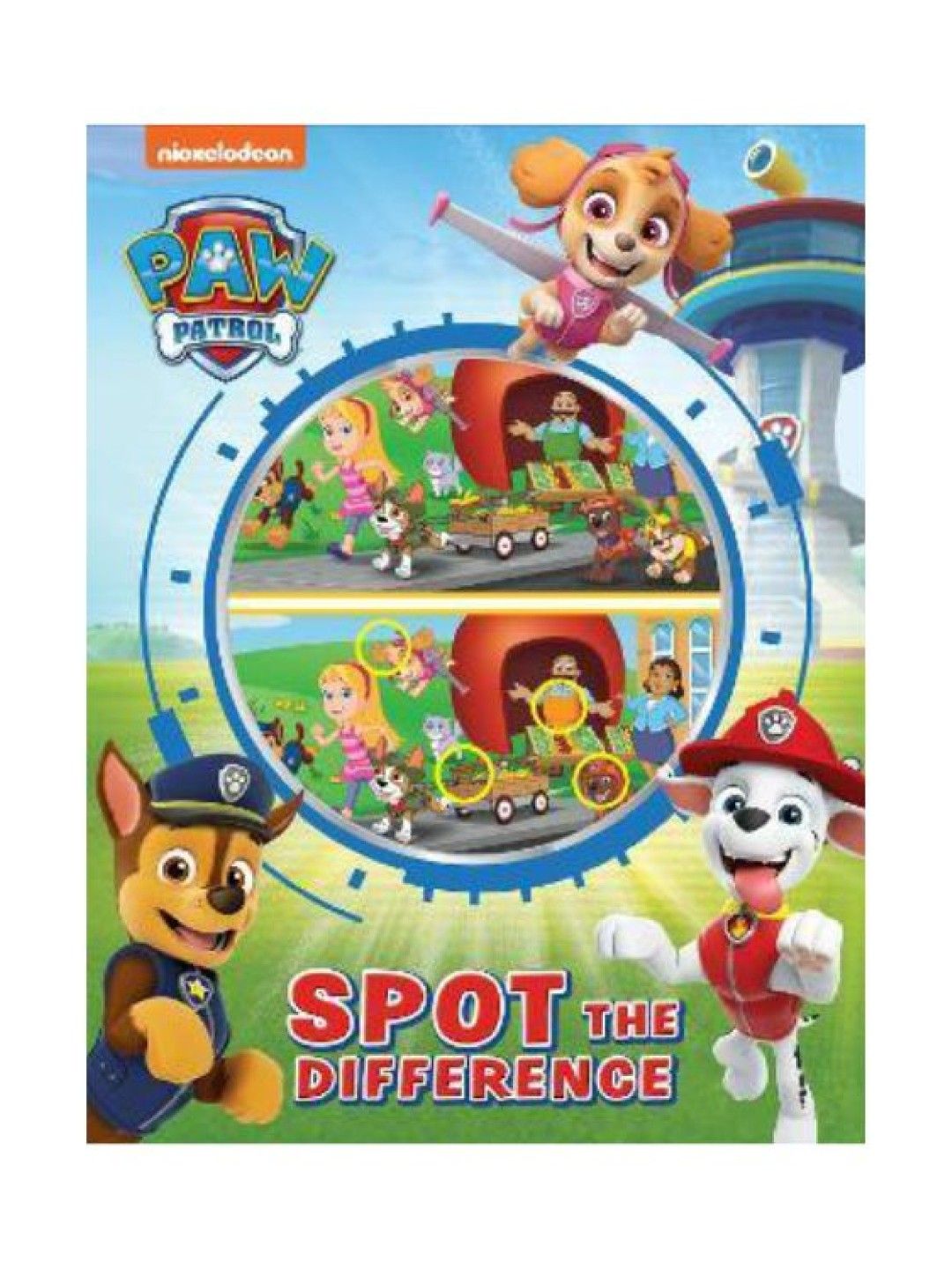 Learning is Fun Nickelodeon Spot The Difference - Paw Patrol (No Color- Image 1)