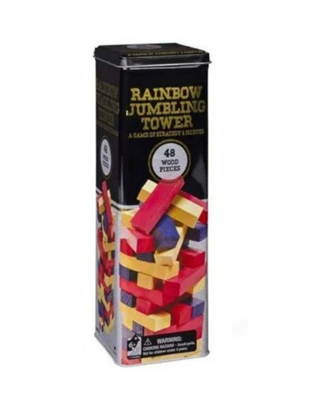 Spin Master Games Rainbow Tumbling Tower (No Color- Image 2)