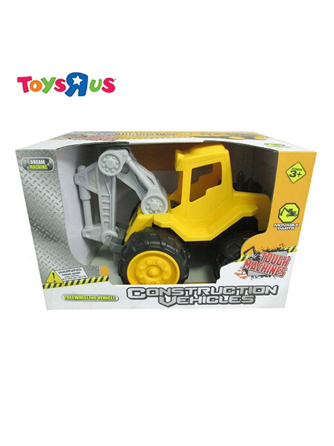 Toys R Us Dream Machine Construction Vehicles Tough Machine - Back Hoe (No Color- Image 1)