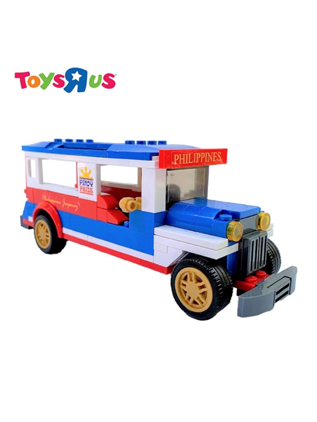 Toys R Us Sluban Model Bricks - Philippine Jeepney (No Color- Image 1)