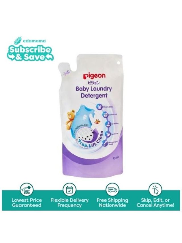 Pigeon Baby Laundry Liquid Detergent (450ml) Subscription edamama