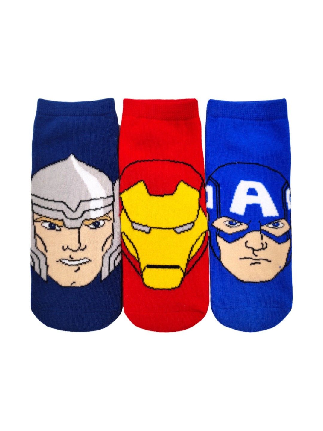 LIL LEGENDS Sneaker Socks (3-Pair Pack) - Avengers Pop Socks