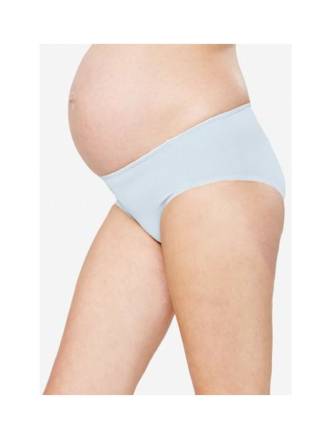 Mamaway Antibacterial and Odorless Maternity Midi Briefs (Pack of 2) (Blue- Image 2)