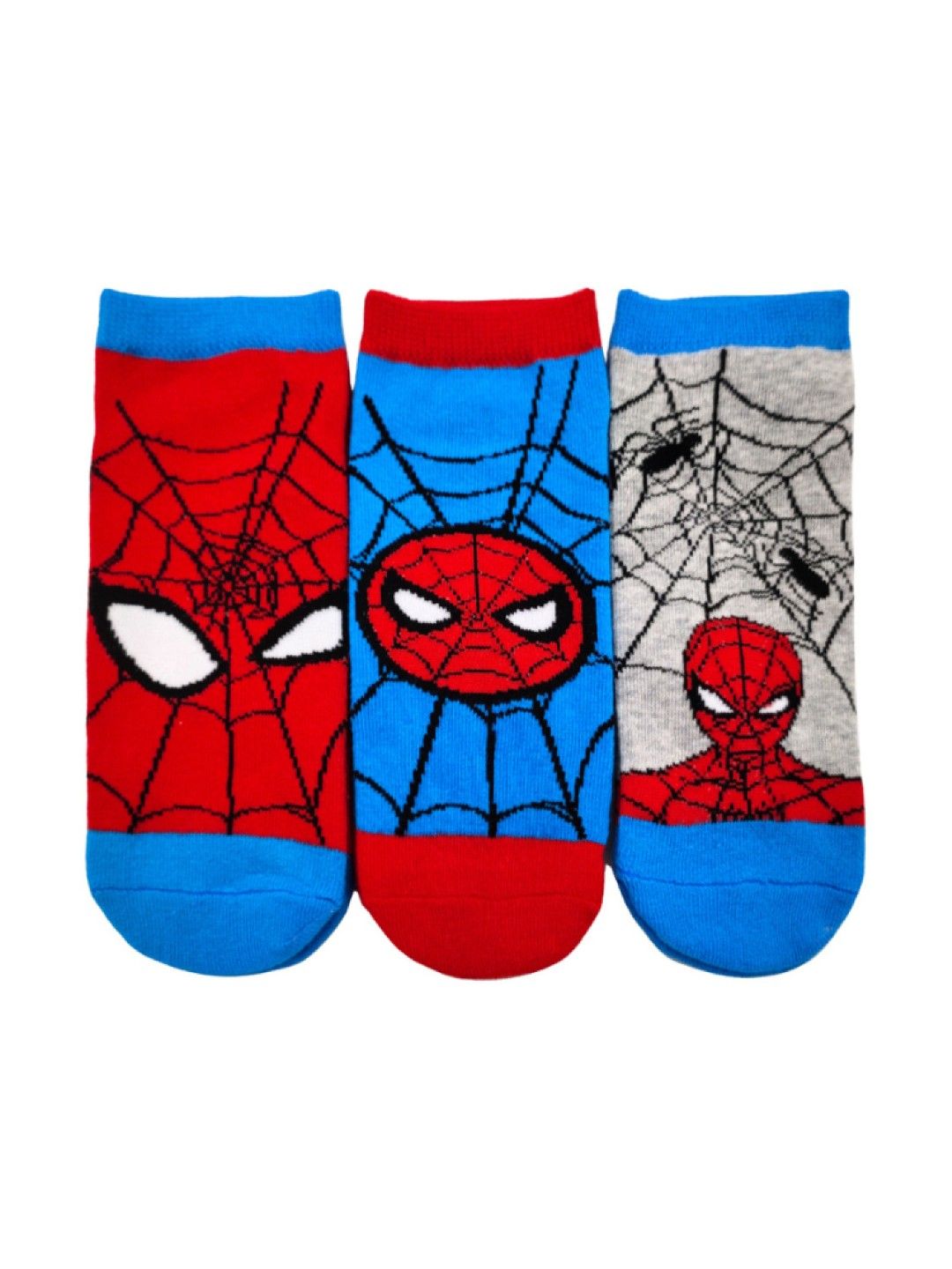 LIL LEGENDS Sneaker Socks (3-Pair Pack) - Spider-Man Webs Pop Socks