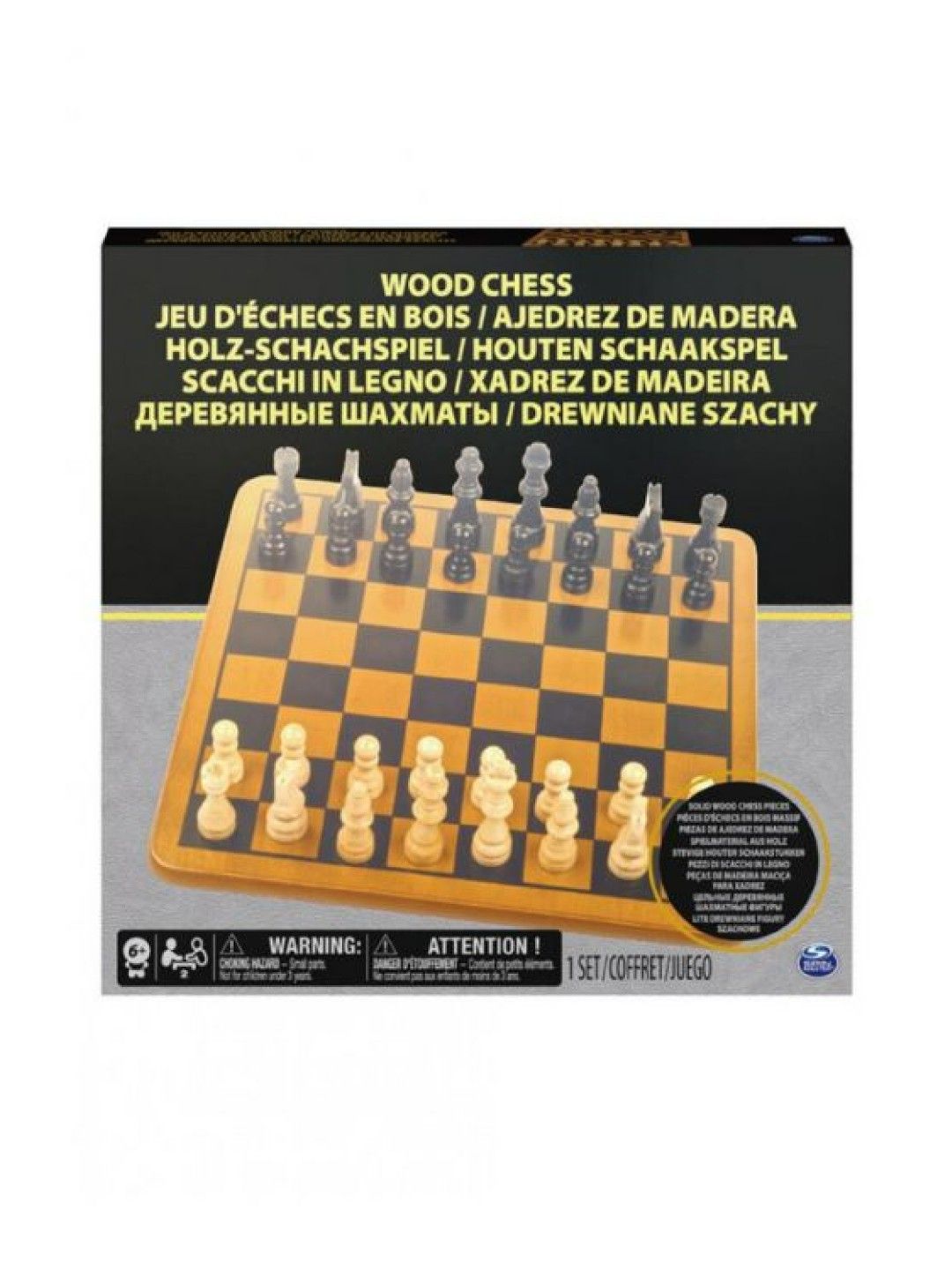 Spin Master Games Wood Chess (No Color- Image 2)
