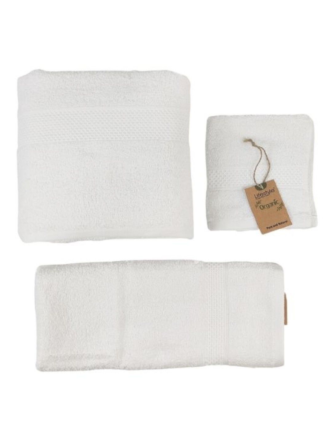 Lifestyle by Canadian 242-2 Organic Towel (Bath, Face, Hand) (Airy White- Image 4)