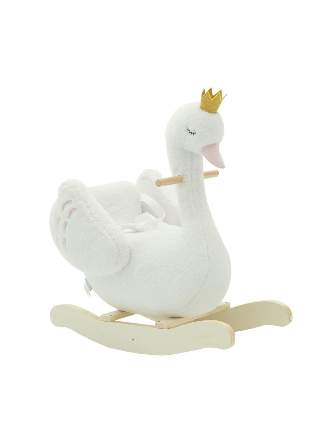 Bonjour Baby Labebe Wooden Rocker Swan