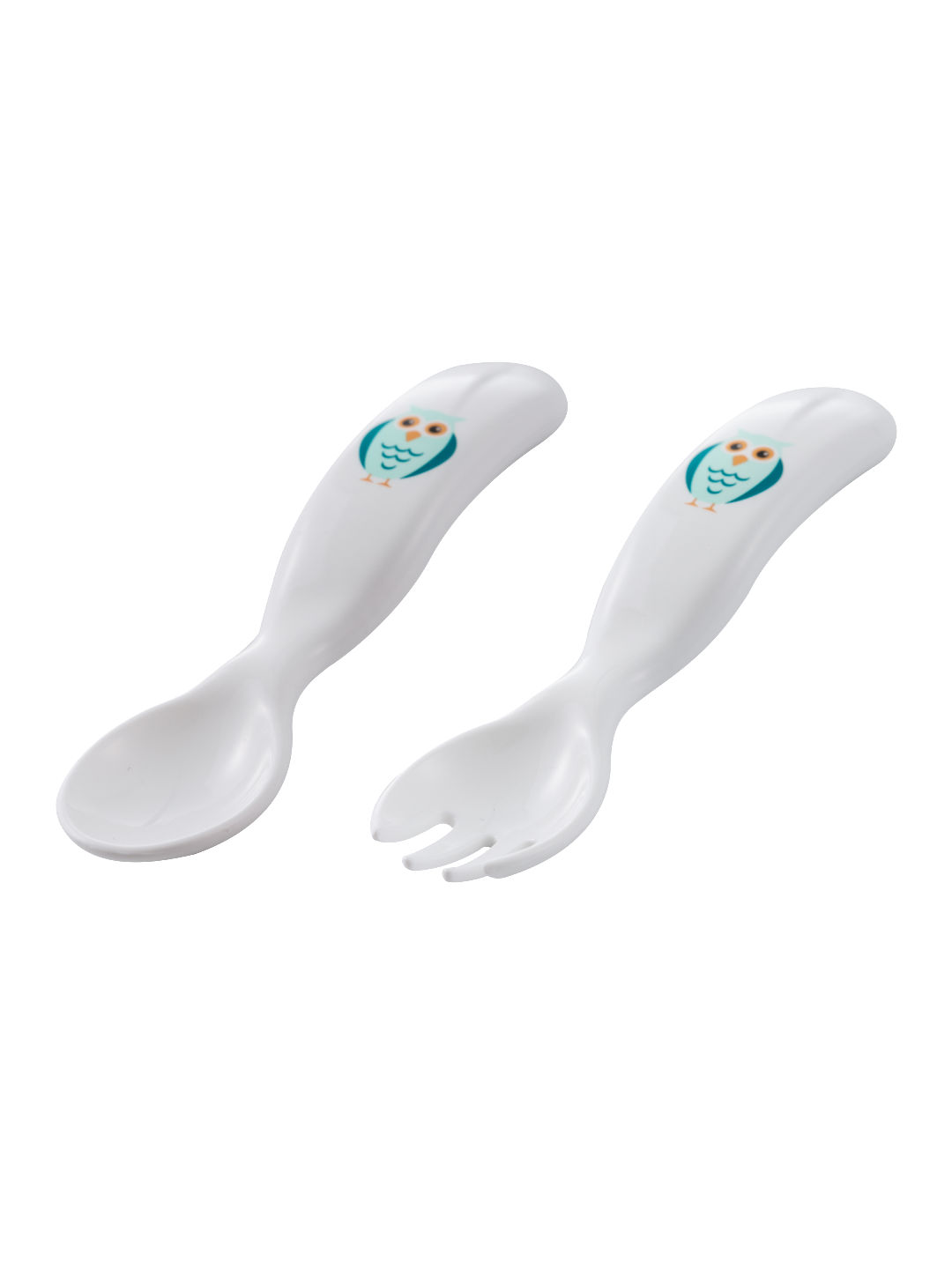 Mamajoo Owl Spoon & Fork Set