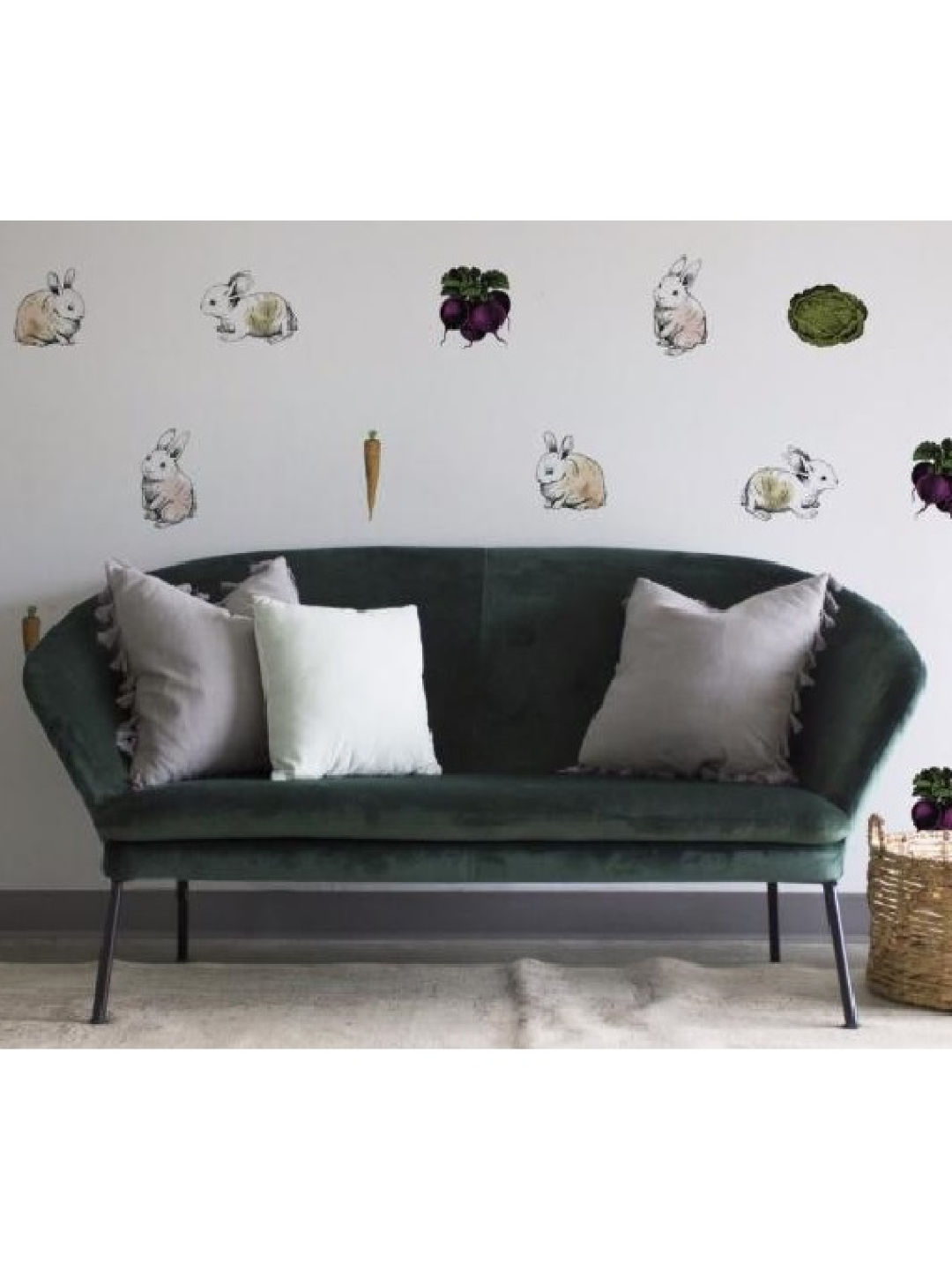 Urban Walls Cotton Tail Bunny Wall Decal (No Color- Image 2)