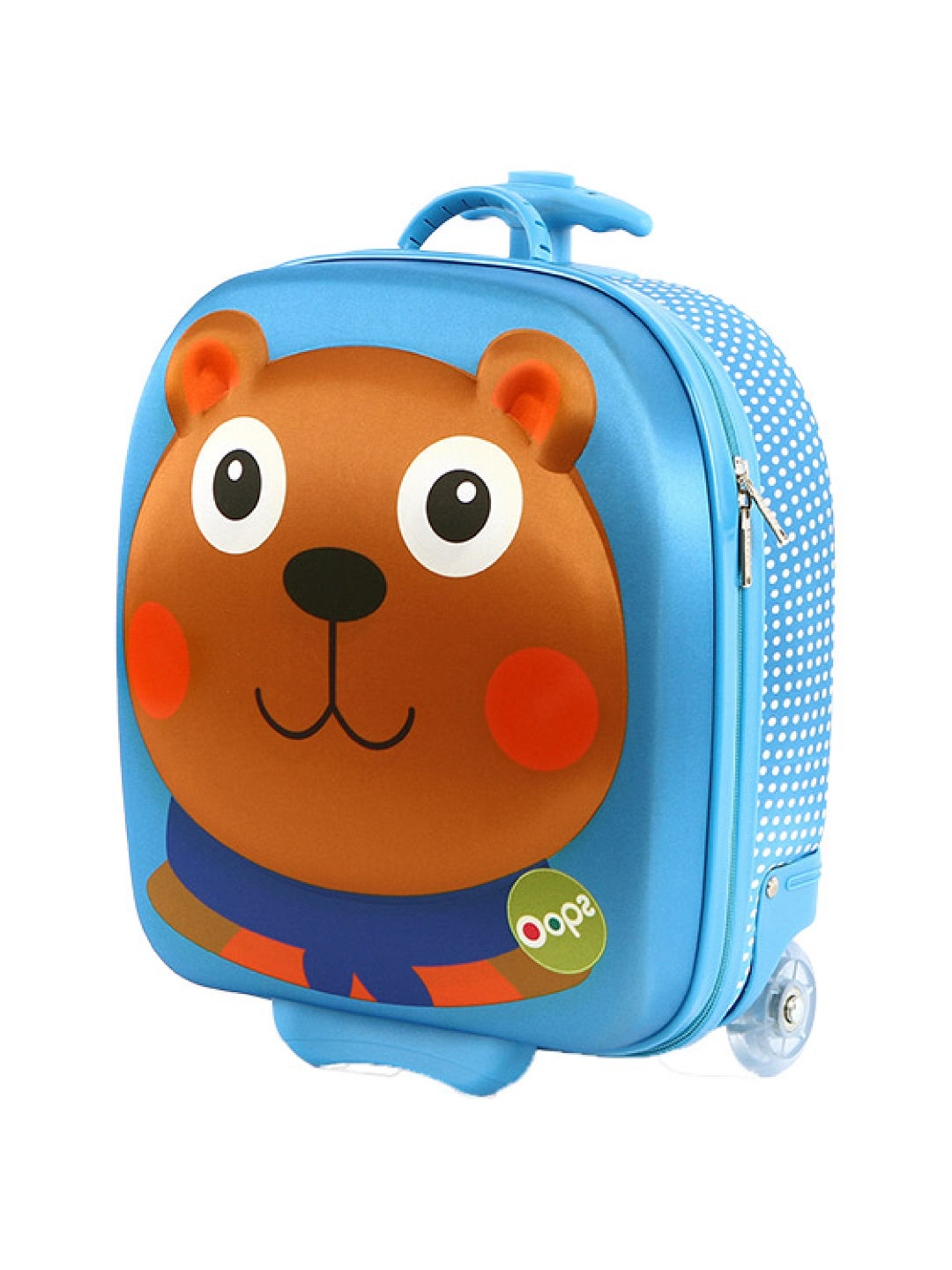 Oops Bags Bear Happy School Trolley!