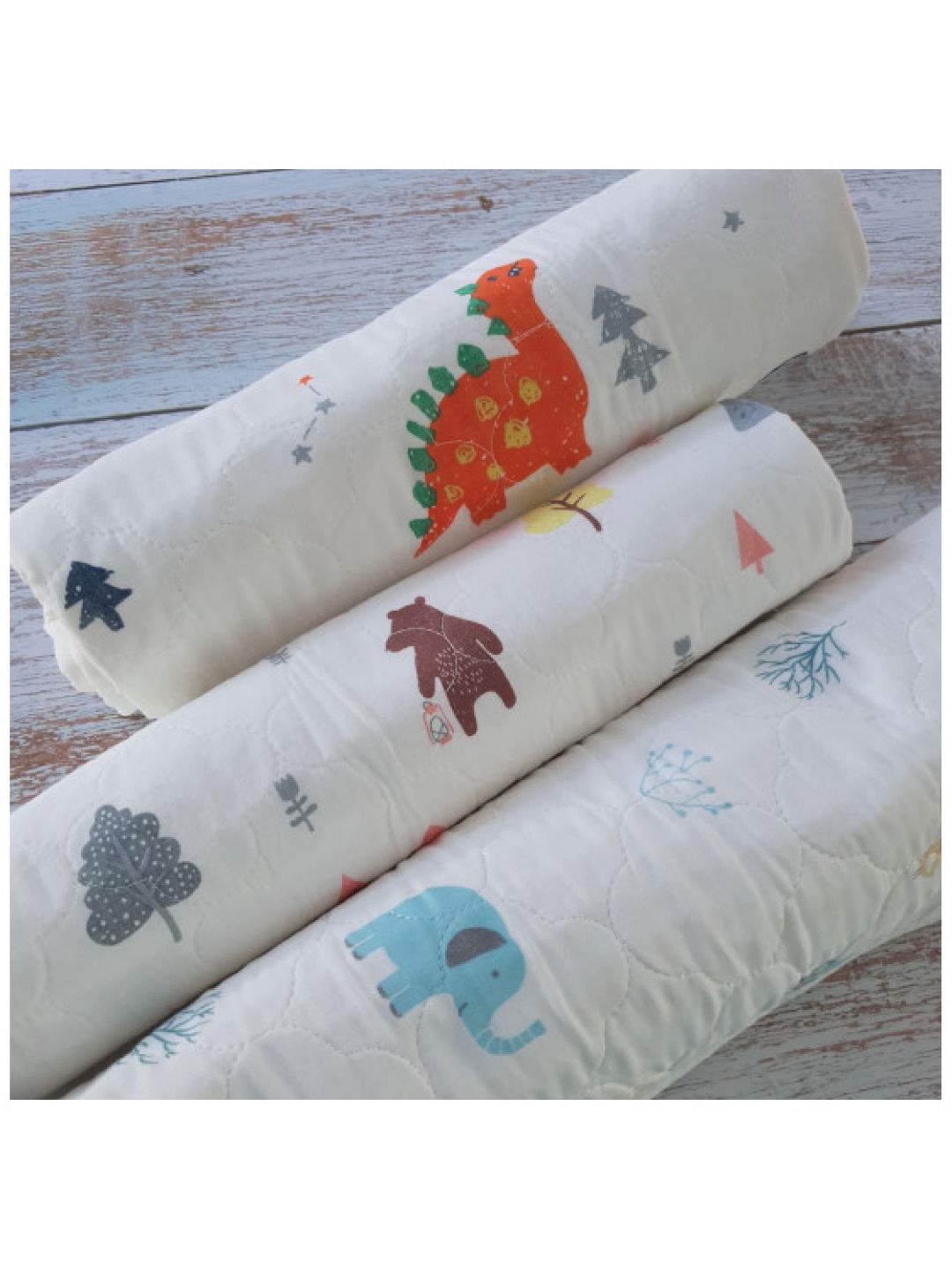 Fin's Adventures Elephant Water Absorbent Bed Mat (No Color- Image 2)