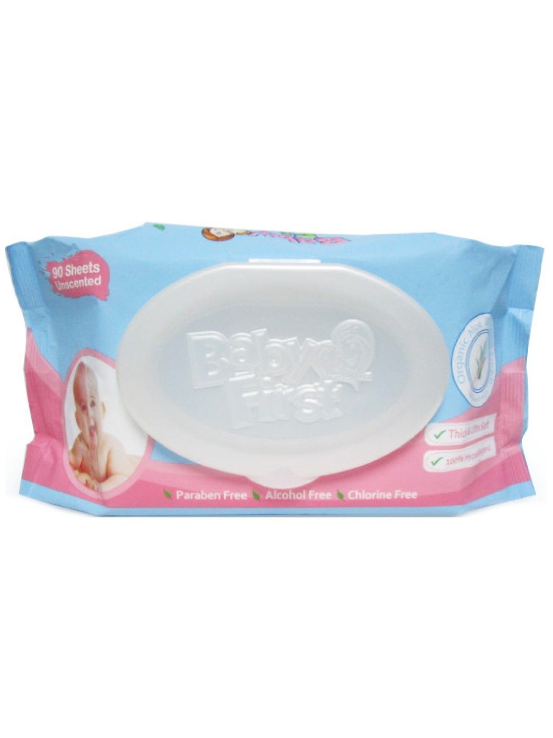 Baby First Baby Wipes (90 sheets) (No Color- Image 1)