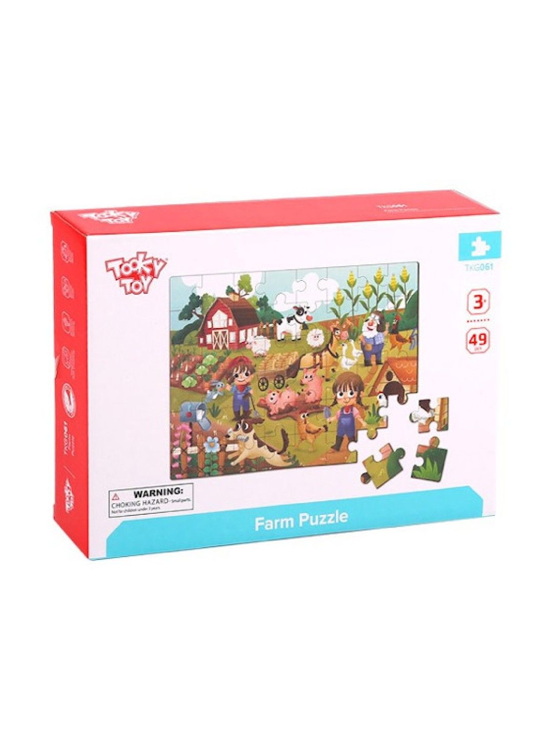 Tooky Toy Farm Exploration Puzzle (No Color- Image 1)