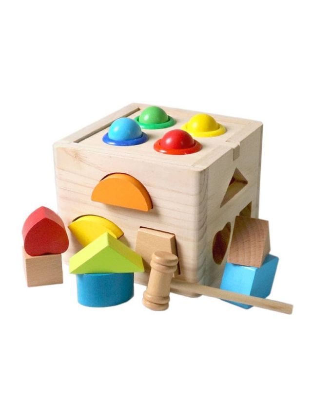 Hungry Hippo PH Shape Sorter with Mallet edamama