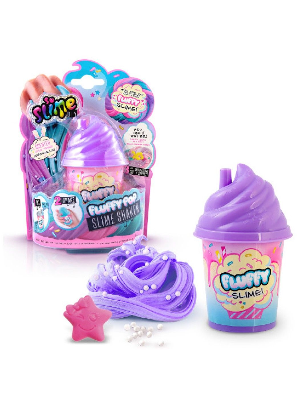 Canal Toys Slime DIY Fluffy Pop Slime Shaker (No Color- Image 1)