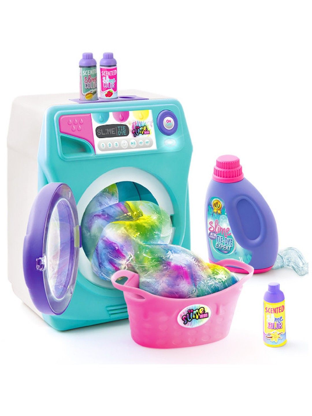 Canal Toys So DIY So Slime Premade Tie-Dye Slime Kit Washing Machine Kit (No Color- Image 3)