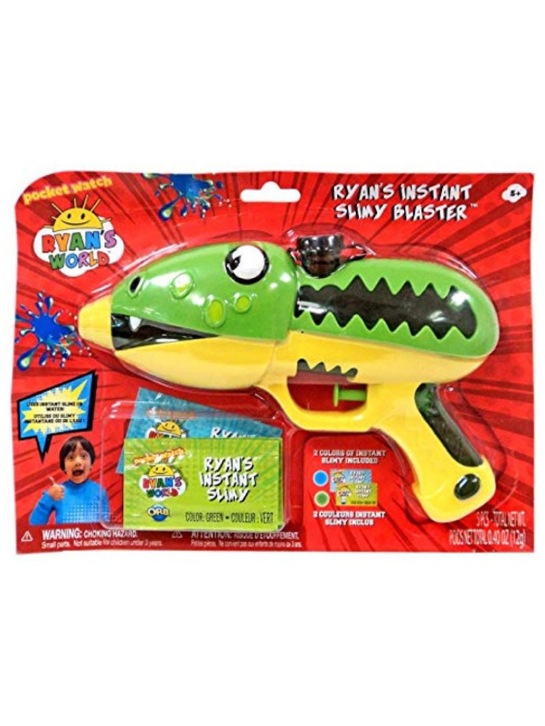 Ryan's World Gus Instant Slimy Blaster (No Color- Image 1)