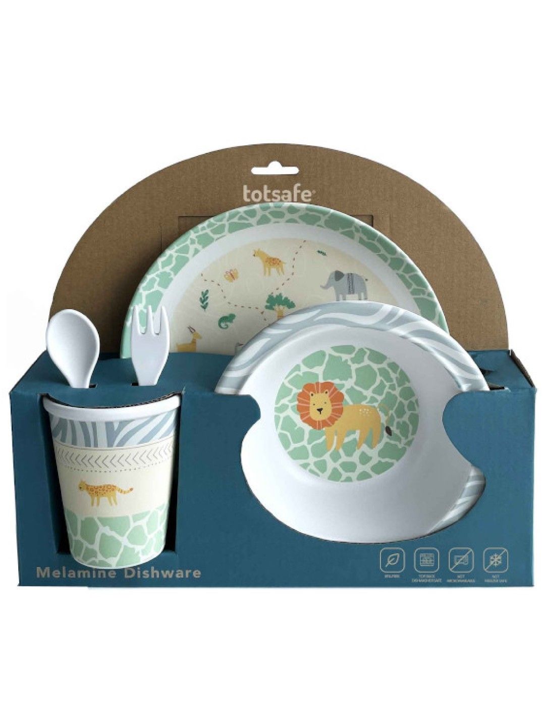 Totsafe Premium Melamine Dishware - Safari