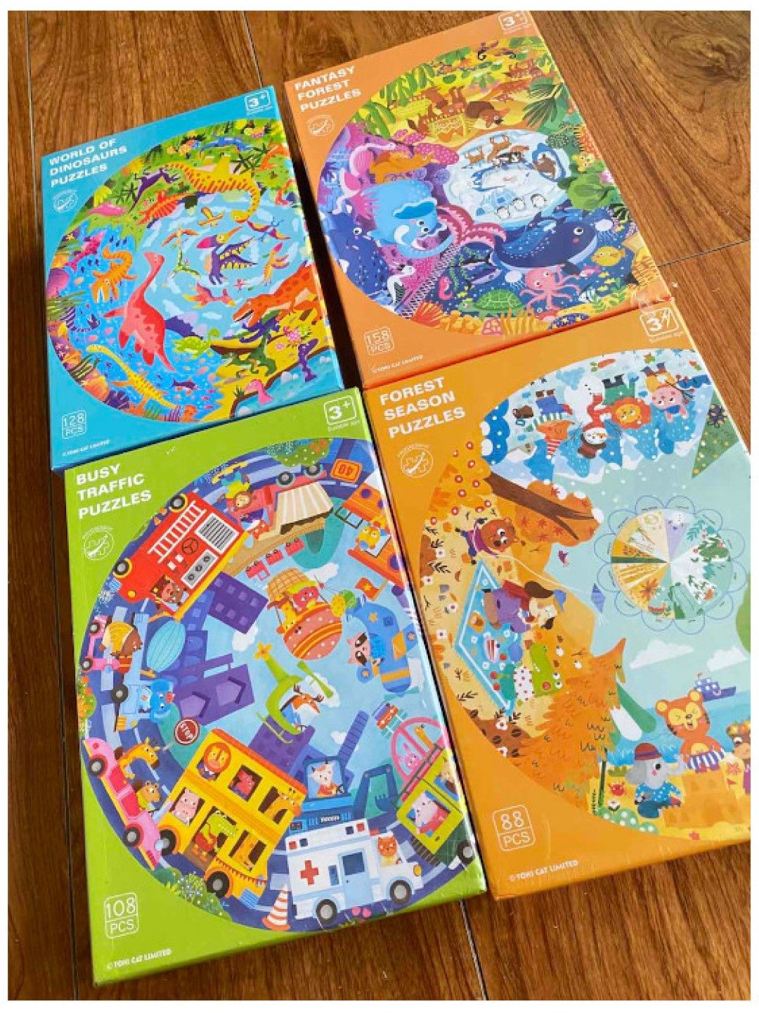 Hungry Hippo PH Fantasy Forest 360 Round Puzzle (158pcs) (No Color- Image 2)