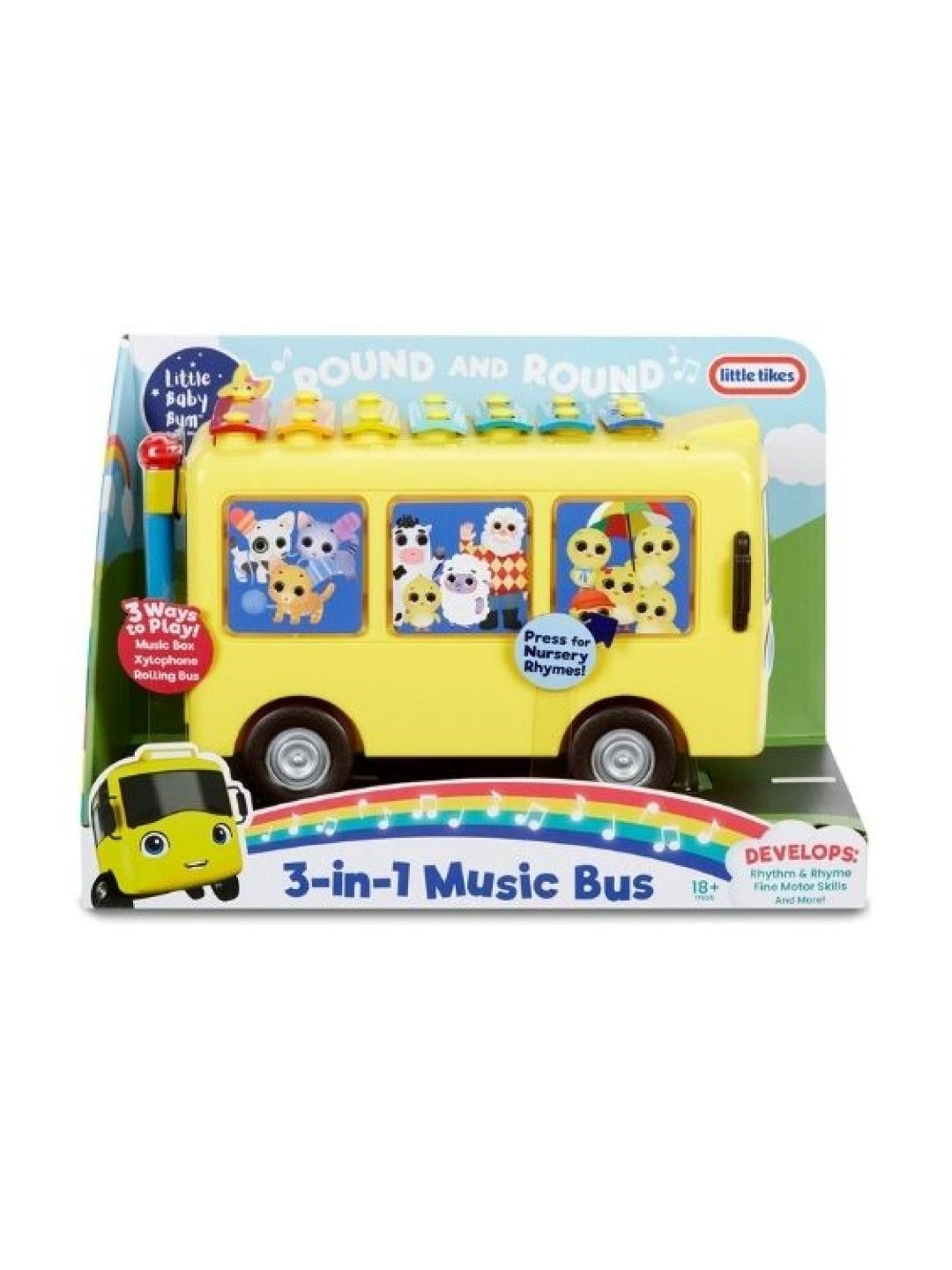 Little Tikes Little Baby Bum 3-in-1 Music Bus (No Color- Image 2)