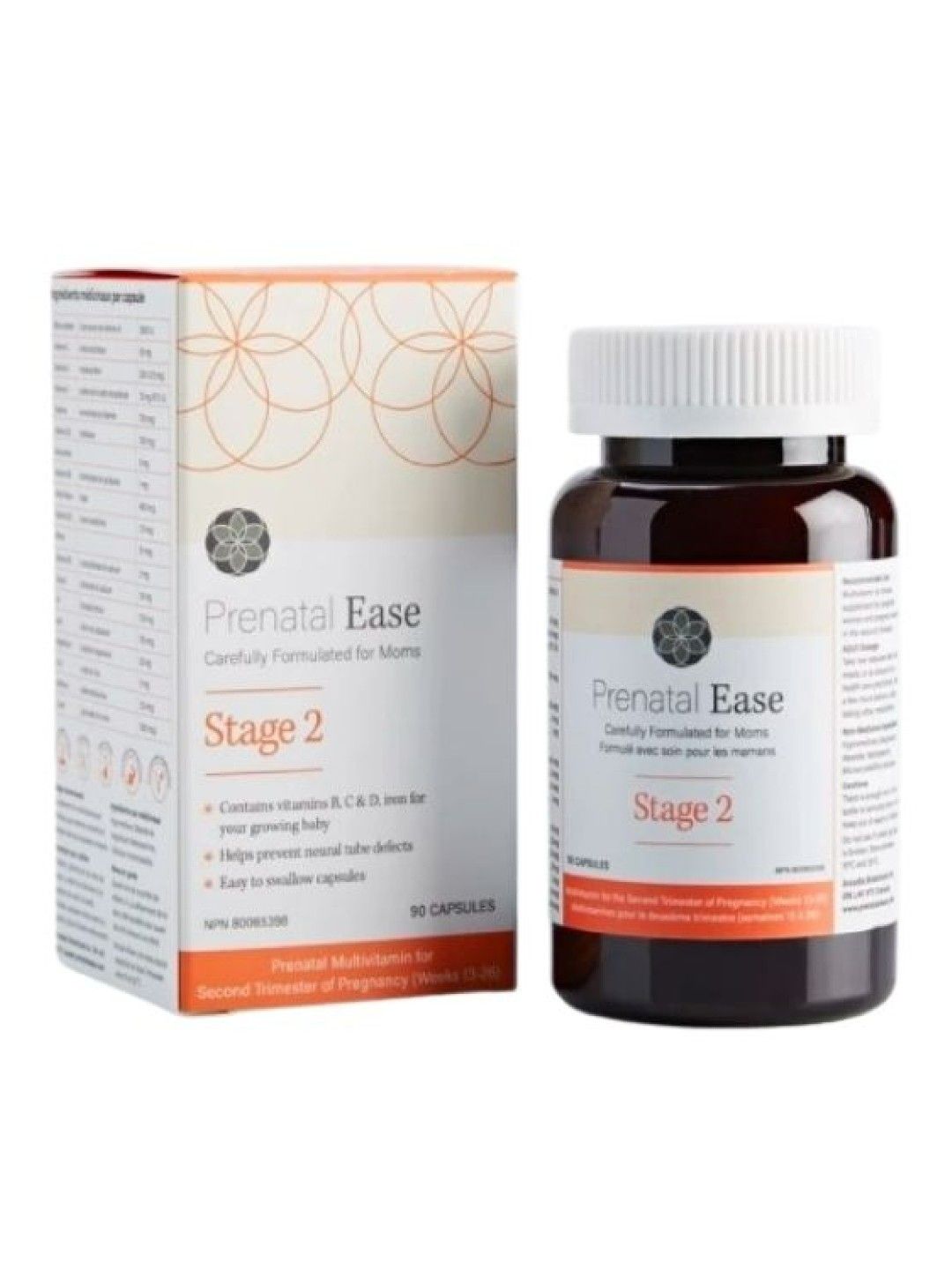 Prenatal Ease Stage 2 - 2nd Trimester (90 capsules) (No Color- Image 3)