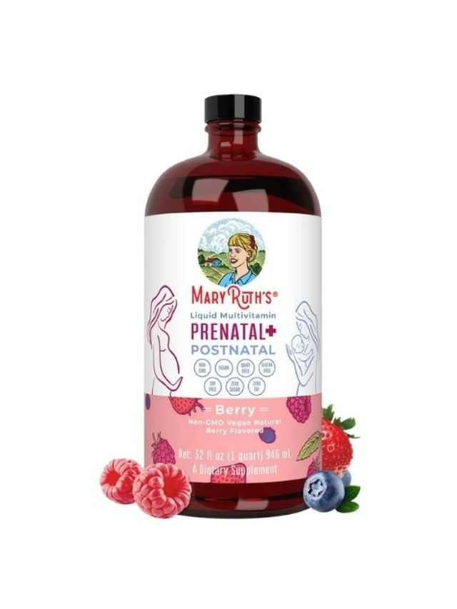 Mary Ruth's VEGAN Prenatal & Postnatal Liquid Multivitamin (32oz) edamama