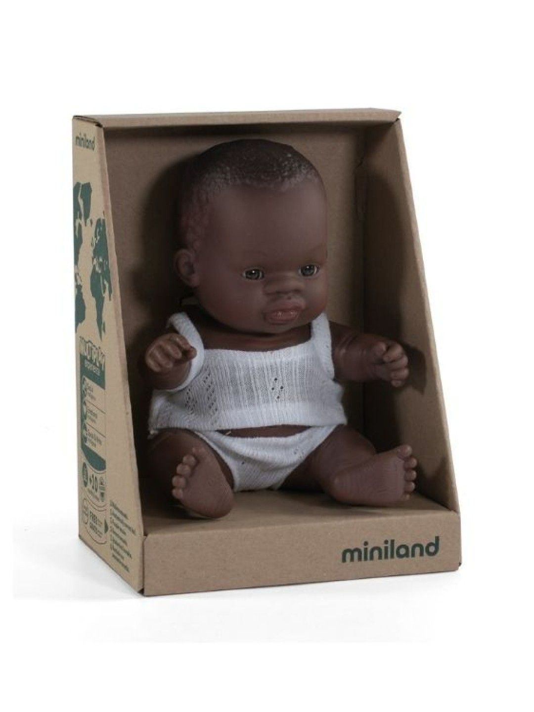 Miniland Dolls Baby Doll African Girl (21 cm)