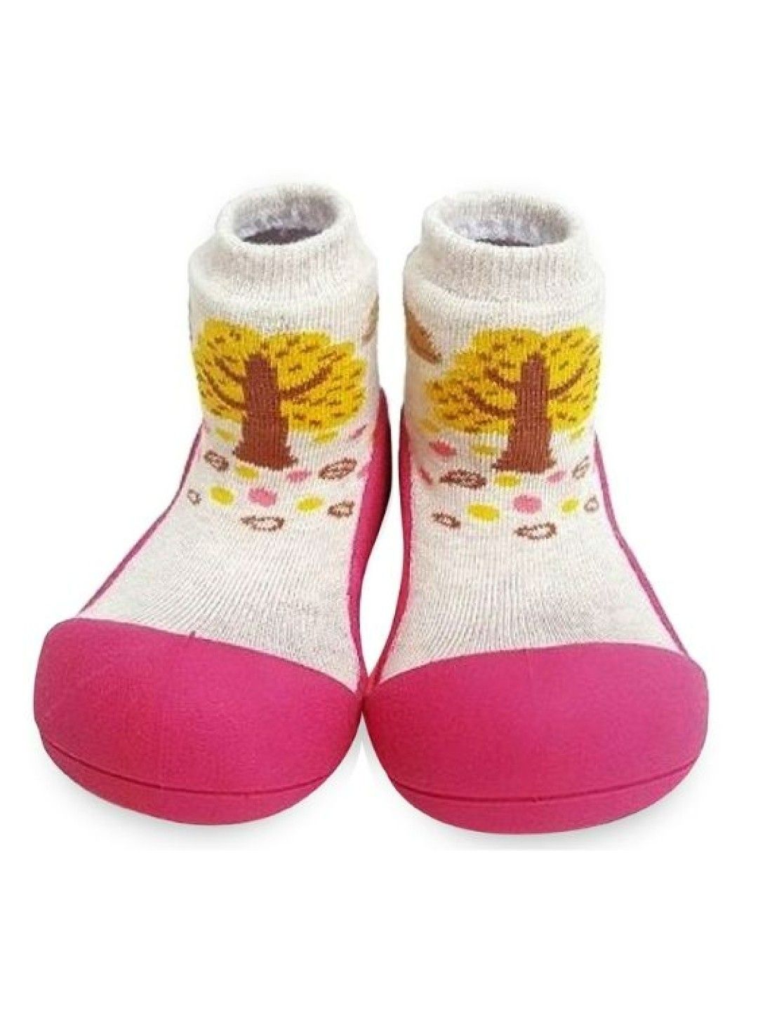 Attipas Giraffe Baby Shoes (Fuchsia- Image 2)