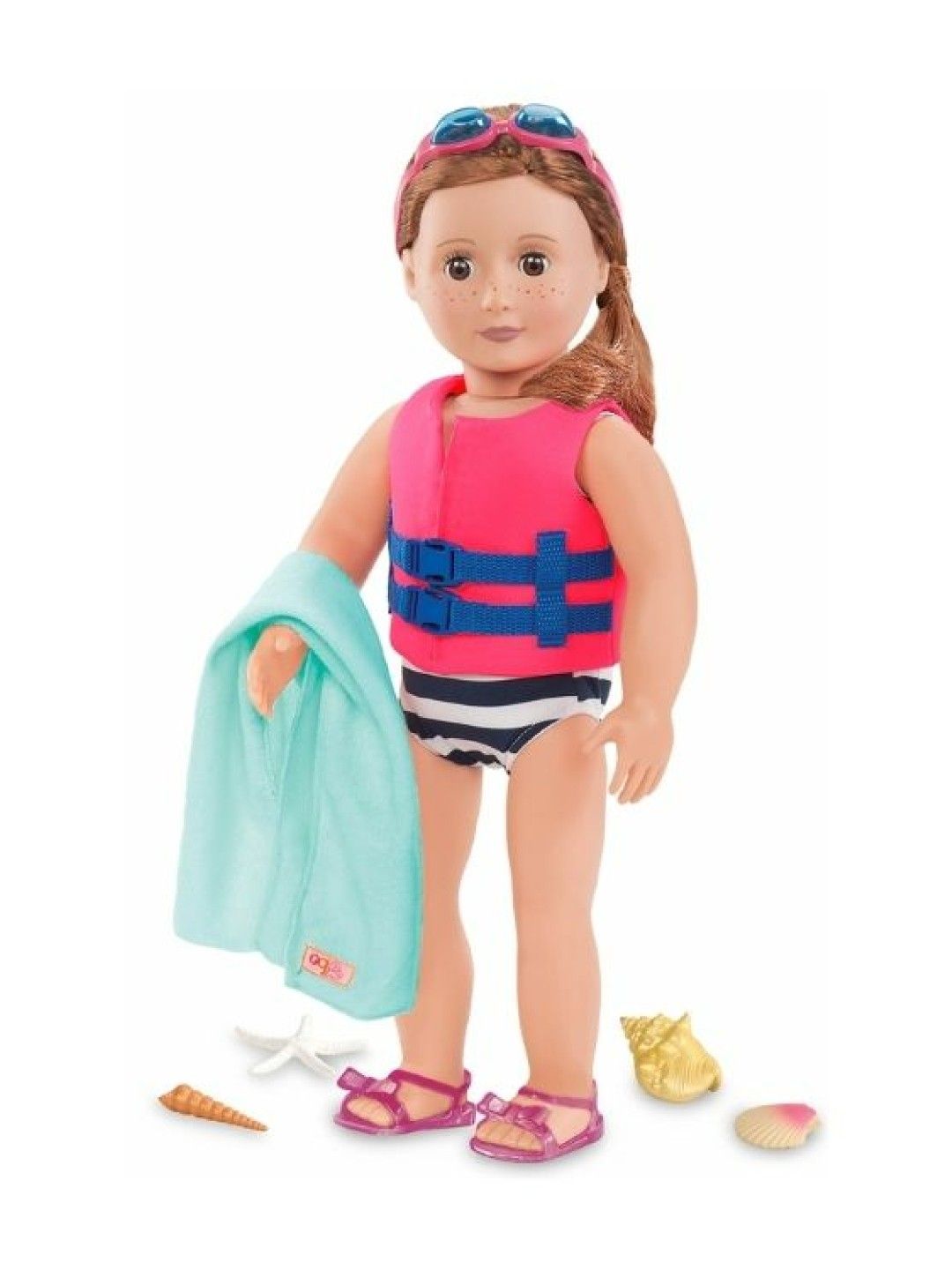 Our Generation Bathing Suit & Life Vest Outfit (No Color- Image 1)