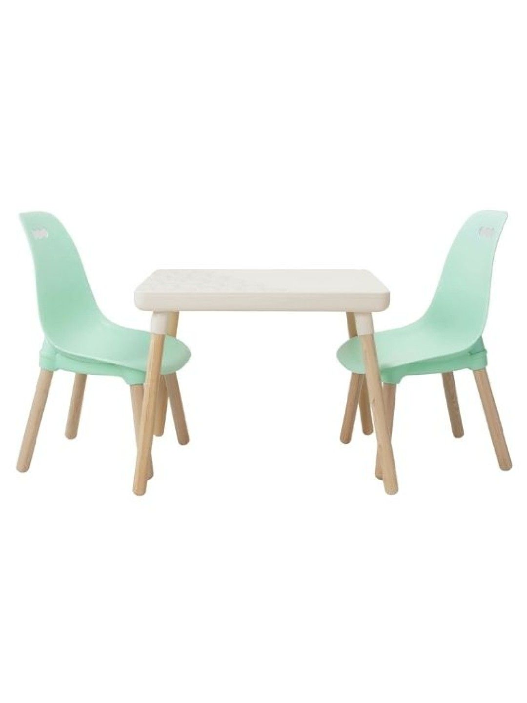 B. Toys Ivory Table & Mint Chair Set