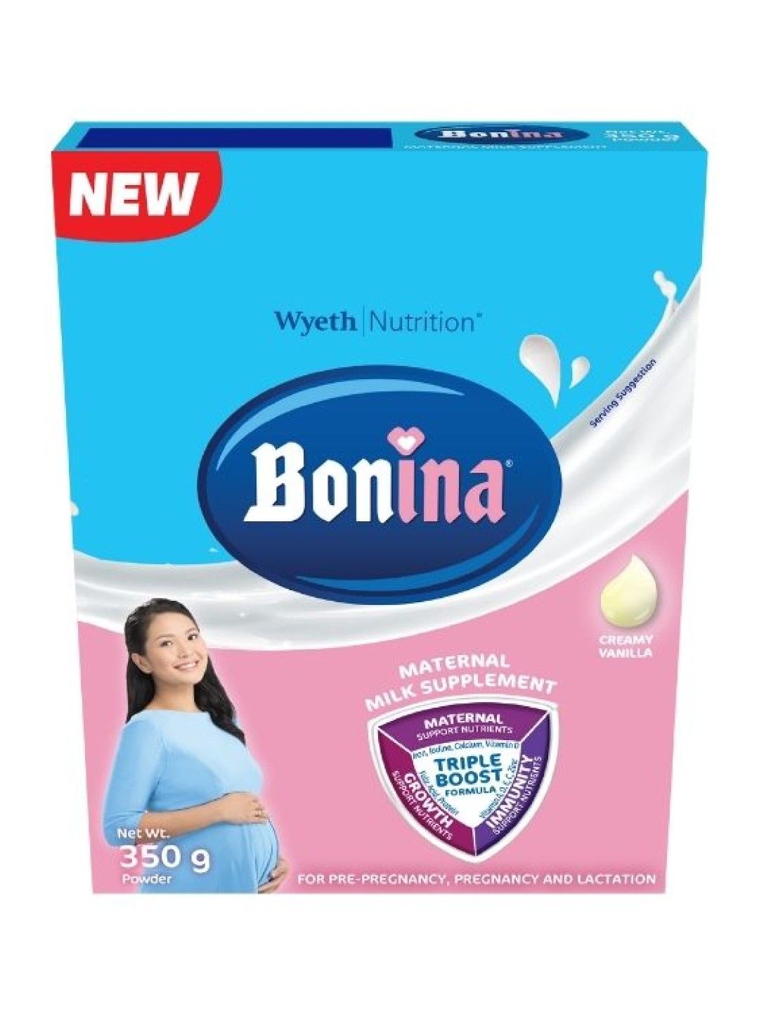 Bonina Maternal Milk Vanilla (350g) (No Color- Image 1)