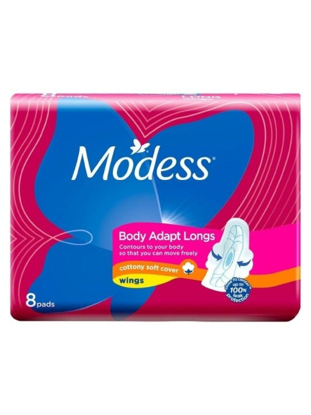 Modess Adapt Longs Maxi (8s) (No Color- Image 1)