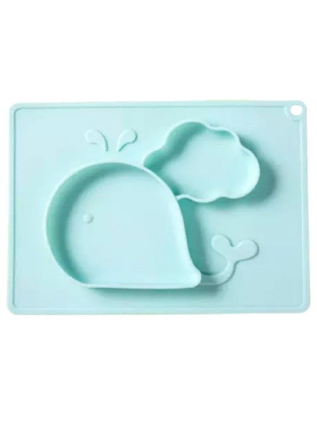 Little Green Whale Silicone Placemat Plate